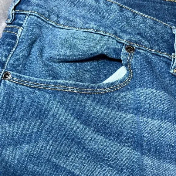 Harley Davidson Womens Size 20W Skinny Blue Jeans Denim Biker Casual Motorcycle - Picture 16 of 16